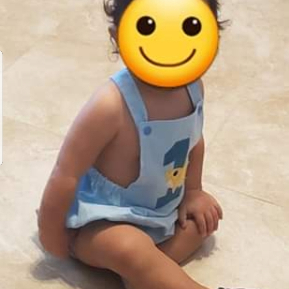 Baby shark first birthday outfit